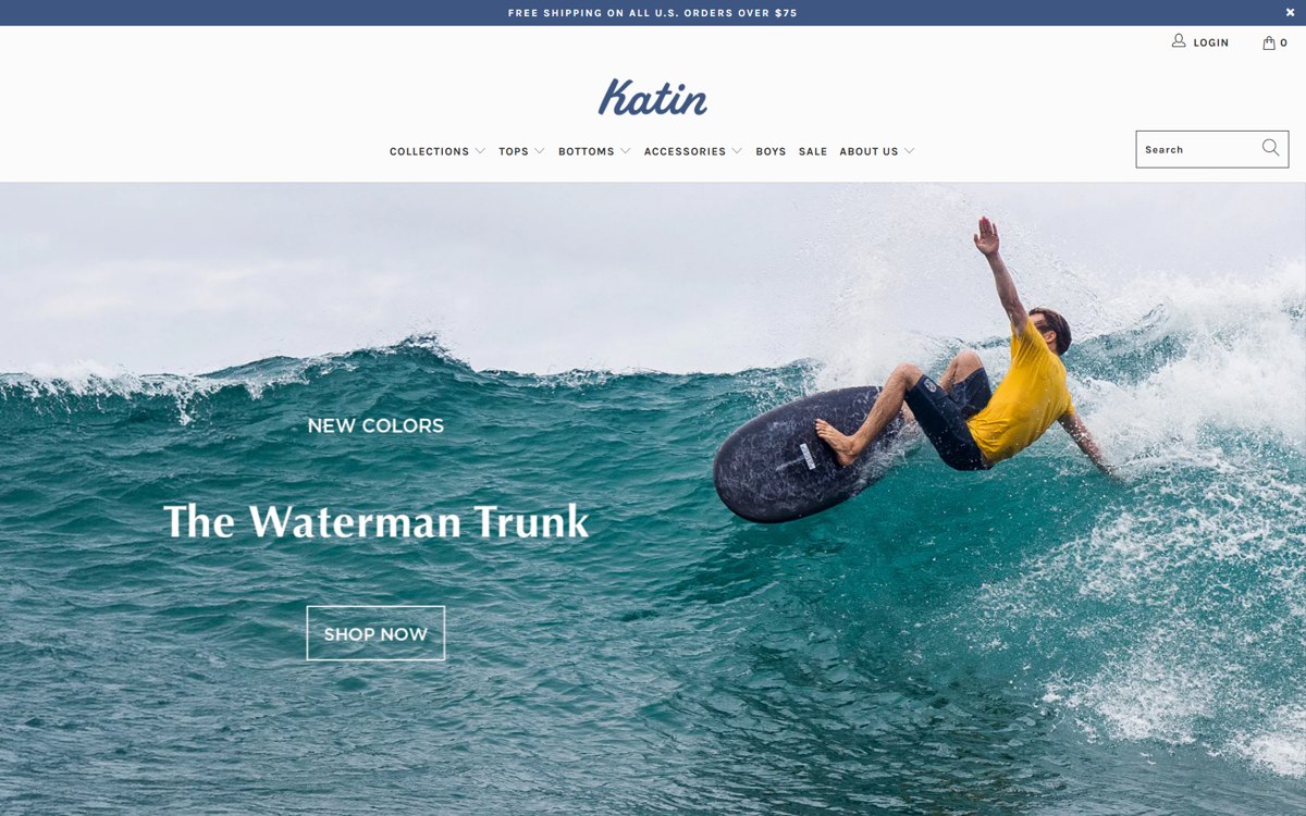 Katin USA Shopify store built by Nexo